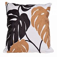 подушка квадратная листья монстеры в Нижневартовске