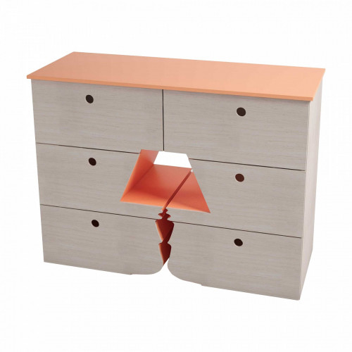 комод лампа беленый дуб и персиковый от odingeniy в Нижневартовске