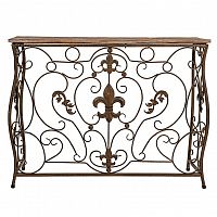 консоль королевская лилия» шоколадный антик версия l коричневая в Нижневартовске