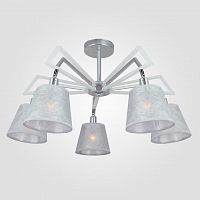 потолочная люстра eurosvet alicante 60082/5 хром в Нижневартовске