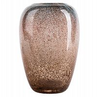 ваза для цветов стеклянная бежевая d17,5x27 см в Нижневартовске