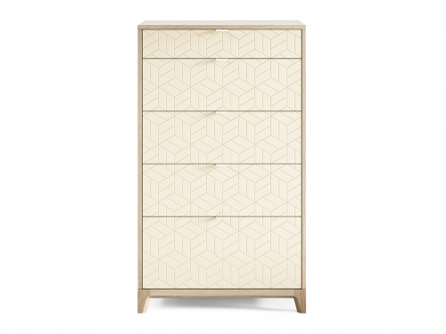 высокий комод case кремовый / гравировка 10 в Нижневартовске