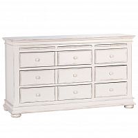 комод на шесть ящиков нордик белый с состариванием в Нижневартовске