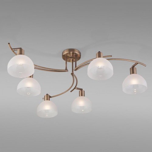 потолочная люстра eurosvet alta 30141/6 античная бронза в Нижневартовске