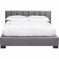 кровать двуспальная 160х200 серая launa в Нижневартовске