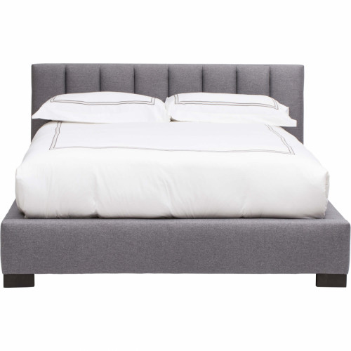 кровать двуспальная 160х200 серая launa в Нижневартовске