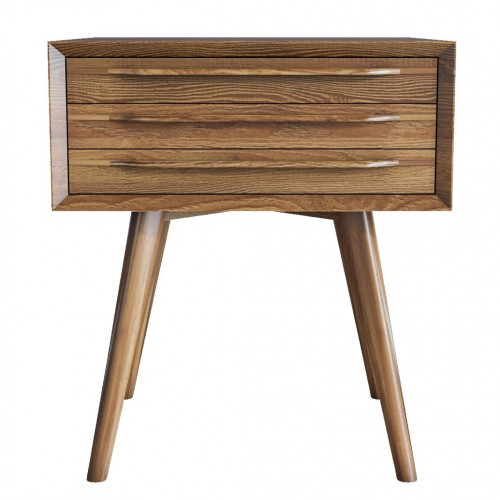 тумба bruni с тремя ящиками орех в Нижневартовске