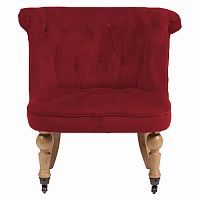 кресло amelie french country chair красное в Нижневартовске