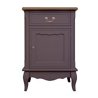 прикроватная тумба leontina lavanda с ящиком и дверцей лавандовая в Нижневартовске