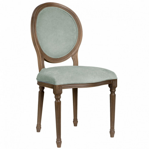 стул с овальной спинкой медальон светло-зеленый в Нижневартовске