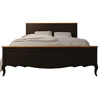 кровать двуспальная дизайнерская 180х200 черная leontina black в Нижневартовске