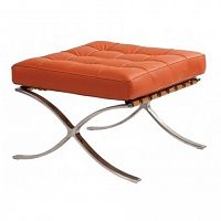 оттоманка barcelona экокожа оранжевая в Нижневартовске