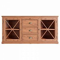 комод palermo natural с дверками коричневый в Нижневартовске