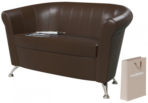 банкетка 6-5156 лагуна, тёмно-коричневая искусственная кожа в Нижневартовске