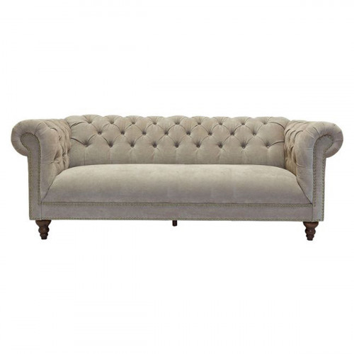 диван честерфилд трехместный прямой бежевый в Нижневартовске