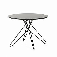 кофейный столик круглый черный bug в Нижневартовске