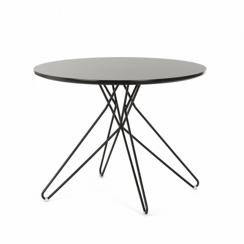 кофейный столик круглый черный bug в Нижневартовске