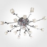 потолочная люстра eurosvet florance 80108/17 хром/синий+красный+фиолетовый в Нижневартовске