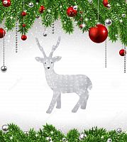 фигурка светодиодная «олень-1» 93x63см (11036) uld-m6393-200/sta в Нижневартовске