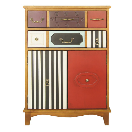 вертикальный комод gouache birch (2 ящика) разноцветный в Нижневартовске