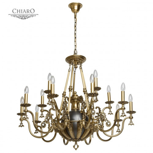 подвесная люстра chiaro габриэль 9 491012315 золото в Нижневартовске