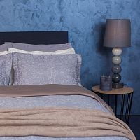 комплект постельного белья decoflux сатин 1.5 спальный versaille grey в Нижневартовске