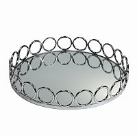 зеркальный поднос debra круглый в Нижневартовске