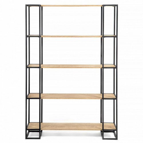 стеллаж smolling 5 black светлый дуб в Нижневартовске