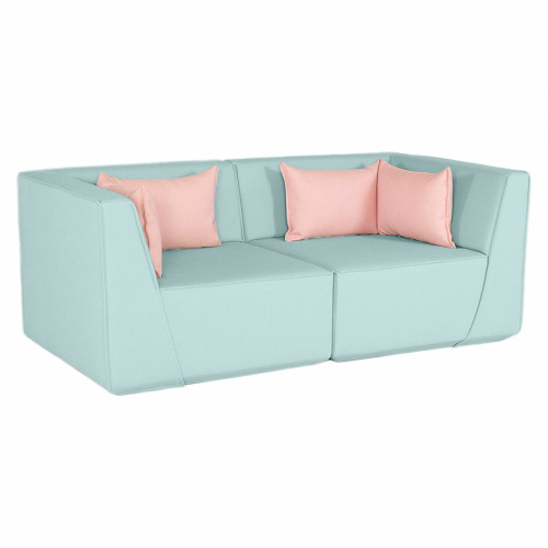 диван cubit sofa прямой голубой в Нижневартовске
