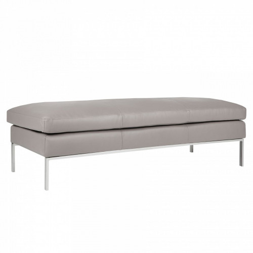 банкетка серая на металлических ножках 123х65 см justus в Нижневартовске