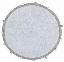 ковер с помпонами голубой в Нижневартовске