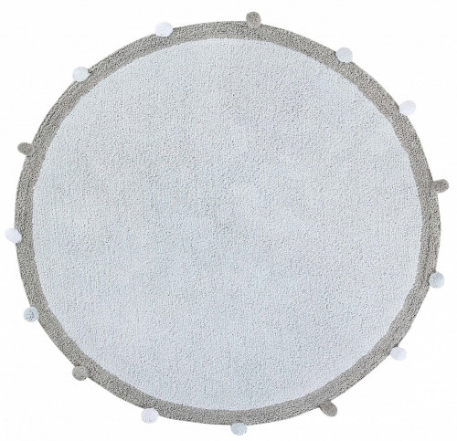 ковер с помпонами голубой в Нижневартовске