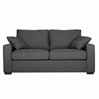 диван phoenix двухместный прямой темно-серый в Нижневартовске