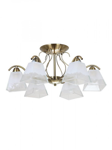 потолочная люстра vitaluce v3531/6pl белая в Нижневартовске