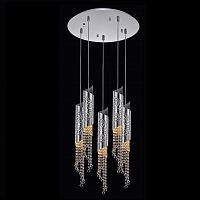 люстра дизайнерская pulled хром прозрачная в Нижневартовске