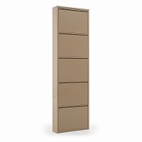 полка для обуви rox 5 дверей металлическая бежевая от la forma (ex julia grup) в Нижневартовске