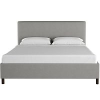 кровать двуспальная 160х200 серая novac platform в Нижневартовске