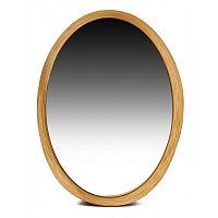 зеркало деревянное овальное в асимметричной раме rik в Нижневартовске