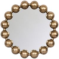 зеркало золотое круглое в объемной раме виконтесса голд в Нижневартовске
