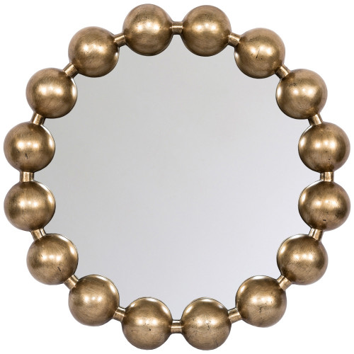 зеркало золотое круглое в объемной раме виконтесса голд в Нижневартовске