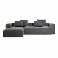 диван blok sofa 3 левый угол темно-серый от la forma (ex julia grup) в Нижневартовске