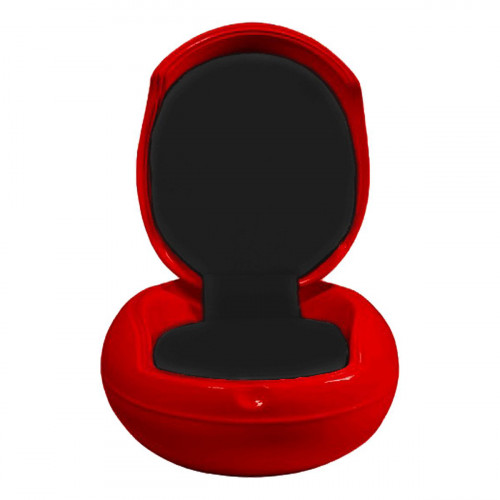 кресло garden egg chair красно-черное в Нижневартовске