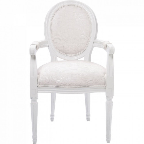 стул с подлокотниками louis белый в Нижневартовске
