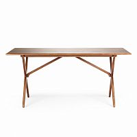 стол обеденный cross коричневый американский в Нижневартовске