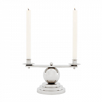 канделябр серебряный на 2 свечи leopold от eichholtz, 16,5 см в Нижневартовске