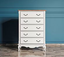 комод «leontina» на пять ящиков вертикальный бежевый в Нижневартовске