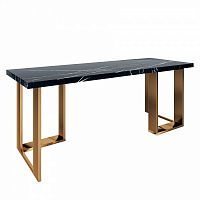 консоль черная с мраморной столешницей бейси в Нижневартовске