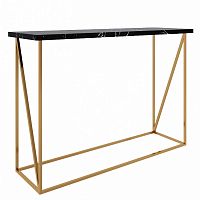 консоль черная с мраморной столешницей миллер в Нижневартовске