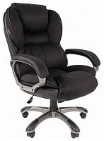 кресло для руководителя chairman chairman 434, цвет: вельвет черный в Нижневартовске