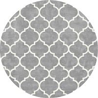 ковер trelli круглый 180x180 серый в Нижневартовске